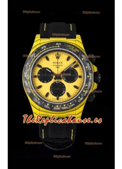 Rolex Cosmograph Daytona Edición DiW BUMBLEBEE Reloj Fibra de Carbono - Movimiento Cal.4130