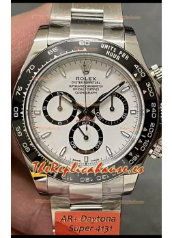 Rolex Cosmograph Daytona M126500LN Dial Blanco Movimiento Original Cal.4131 - Reloj Acero 904L