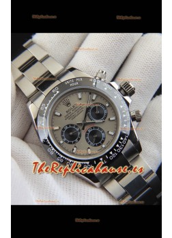 Rolex Daytona Movimiento Japonés Reloj Réplica en Dial Gris - Bisel de Cerámica 