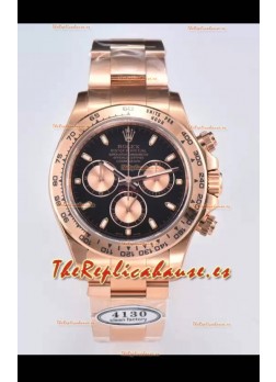Rolex Cosmograph Daytona M116505-0008 Oro Rosado Movimiento Original Cal.4130 - Reloj Acero 904L