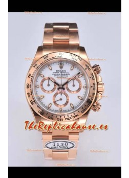 Rolex Cosmograph Daytona M116505-0010 Oro Rosado Movimiento Original Cal.4130 - Reloj Acero 904L