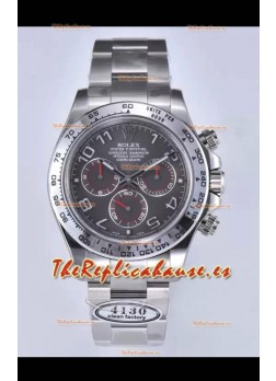 Rolex Cosmograph Daytona M116519 Movimiento Original Cal.4130 - Reloj Acero 904L Dial Gris