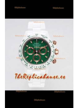 Rolex Daytona AET Remould Dial Verde Correa Totalmente en Cerámica Reloj en Movimiento Cal.4130