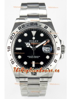 Rolex Explorer II Super Clone M216570-002 Reloj Réplica Espejo 1:1 - Dial Negro CAL. 3285 Movement