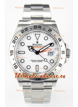 Rolex Explorer II Super Clone M216570-002 Reloj Réplica Espejo 1:1 - Dial Blanco CAL. 3285 Movement