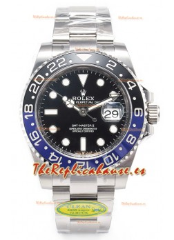 Rolex GMT Masters II Super Clone 126710BLNR Batman Movimiento Cal.3285 Reloj Réplica Suizo