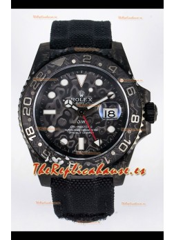 Rolex GMT Masters II Super Clone DiW Edition Réplica Suiza Ligera Reloj Caja Carbono