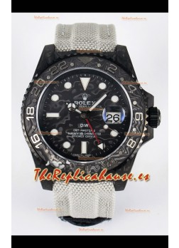 Rolex GMT Masters II Super Clone DiW Edition Réplica Suiza Ligera Reloj Caja Carbono