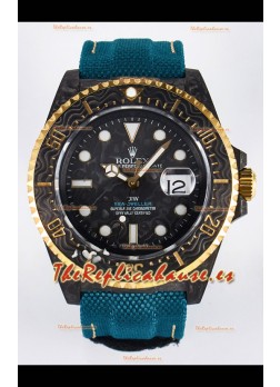 Rolex GMT Masters II Super Clone DiW Edition Réplica Suiza Ligera Reloj Caja Carbono