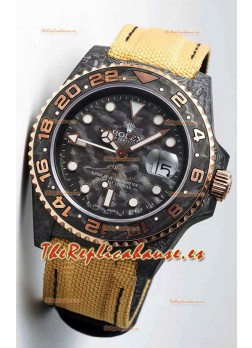 Rolex GMT Masters II DiW Reloj Réplica Suizo a Espejo 1:1 Oro Rosado