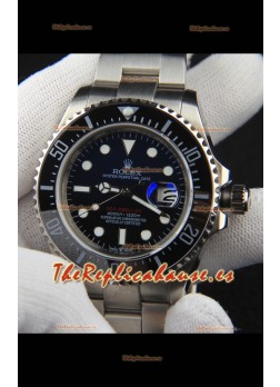 Rolex Sea Dweller Movimiento Japonés Reloj Réplica Dial Negro 43MM