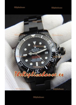 Rolex Sea Dweller Movimiento Japonés Reloj Réplica Dial Negro 44MM