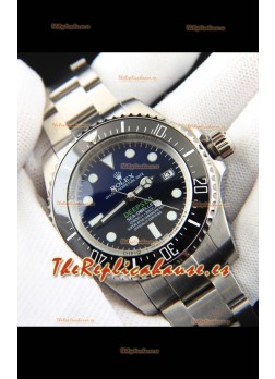 Rolex Sea Dweller Movimiento Japonés Reloj Réplica Dial Azul/Negro 44MM