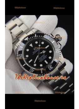 Rolex Submariner No-Date Reloj Réplica Japonés Dial Acero 904L Negro