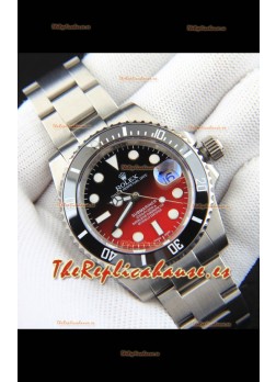 Rolex Submariner Reloj Réplica Japonés Acero 904L Dial Degradado