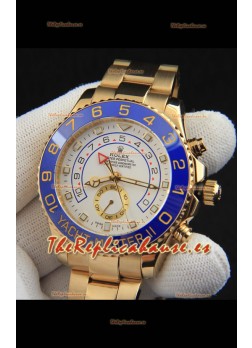 Rolex Yachtmater II Movimiento Japonés Reloj Réplica44M Oro Amarillo