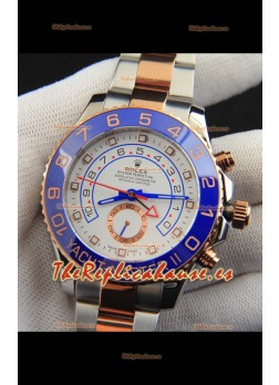 Rolex Yachtmater II Movimiento Japonés Reloj Réplica44M Acero Inoxidable