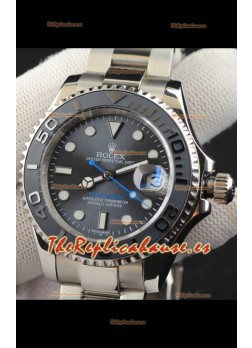 Rolex Yachtmaster Acero Inoxidable Japones Reloj Réplica- 40MM - Dial Gris 
