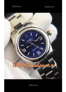 Rolex Oyster Perpetual Movimiento Japonés Reloj Réplica36MM - Dial Azul