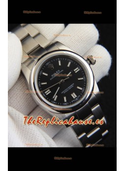 Rolex Oyster Perpetual Movimiento Japonés Reloj Réplica36MM - Dial Negro