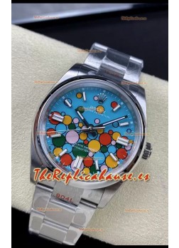 Rolex Oyster Perpetual REF# 124300 Celebration Dial en 36MM Reloj Movimiento Automático ETA 3230