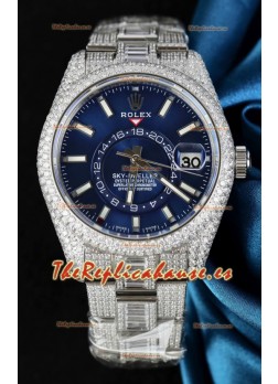 Reloj Rolex Sky-Dweller REF #m336934 con Dial Azul en Caja de Acero Inoxidable 904L - Reloj Super Clone
