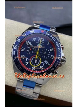 Tag Heuer F1 Edition Reloj Cuarzo Suizo en Dial Azul Caja Acero Inoxidable