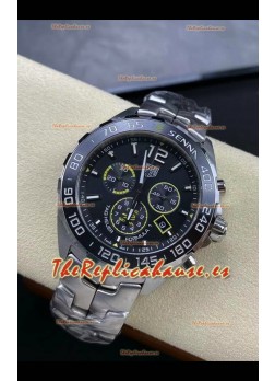 Tag Heuer F1 Edition Reloj Cuarzo Suizo en Dial Gris Caja Acero Inoxidable