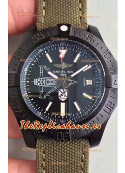 Breitling Avenger II Edición Limitada Reloj Réplica Suizo con Caja en PVD