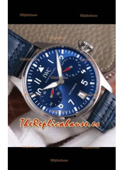 IWC Big Pilot Edición Power Reserve Reloj Réplica Suizo en Dial Azul Calidad a Espejo 1:1