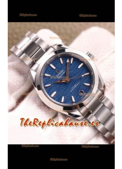 Omega Seamaster Aquaterra 150M 34MM Reloj Réplica Suizo Dial Azul