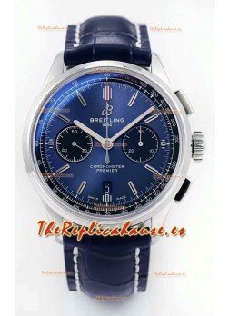 Breitling Chronomat B01 Edición Suiza 42 Reloj Calidad Espejo 1:1 Dial Azul
