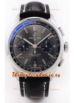 Breitling Chronomat B01 Edición Cronógrafo Suizo 42 Reloj Calidad Espejo 1:1 Dial Gris