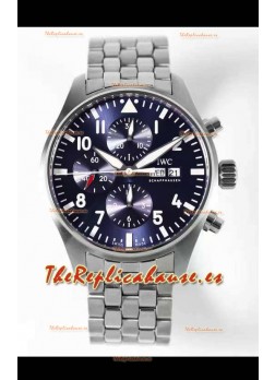 IWC Pilot Chronograph Edición Le Petit Prince Dial Azul Reloj Réplica a Espejo 1:1