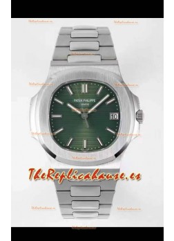 Patek Philippe Nautilus 5711/1A-014 Reloj Réplica Suizo a espejo 1:1 Dial Verde 904L Steel 