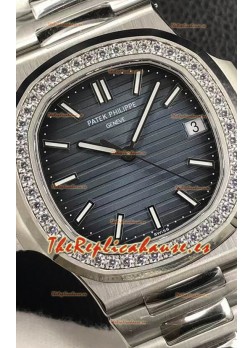 Patek Philippe Nautilus 5713/1G Acero 904L Actualizado 2023 Reloj Réplica a Espejo - Dial Azul
