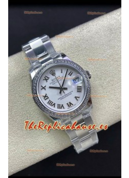 Rolex Datejust 278384 31MM Reloj Réplica Suizo en Acero 904L Dial Blanco - Réplica a Espejo 1:1