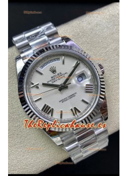 Rolex Day Date 228239-83419 Acero 904L 40MM - Dial Blanco Perla Reloj Calidad Espejo 1:1