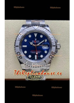 Rolex Yachtmaster 40mm Dial Azul - Reloj Réplica a Espejo 1:1 en Caja de Acero 904L