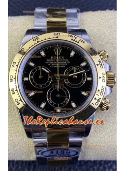 Rolex Daytona Oro Amarillo Dos Tonos 116503 Movimiento Original Cal.4130 - Reloj Acero 904L a Espejo 1:1
