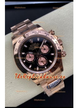 Rolex Daytona 116505 Oro Rosado Movimiento Original Cal.4130 - Reloj Acero 904L a Espejo 1:1