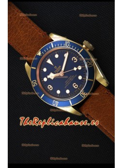 Tudor Heritage Bronze Black Bay Blue Bucherer Edición Limitada Reloj Réplica Suizo a Espejo 1:1