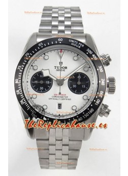 Tudor Super Clone Black Bay Reloj Cronógrafo en Dial Blanco