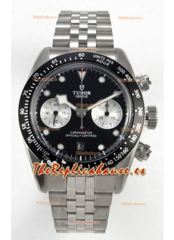 Tudor Super Clone Black Bay Reloj Cronógrafo en Dial Negro