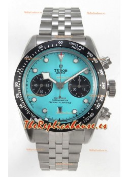 Tudor Super Clone Black Bay Reloj Cronógrafo en Dial Azul Claro