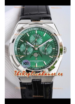Vacheron Constantin Overseas Calendario Perpetuo Ultra-Fino Dial Verde con Leather Strap