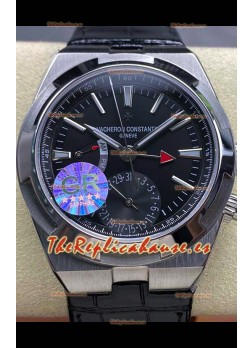 Vacheron Constantin Overseas Dual Time Acero Inoxidable  Réplica Suiza Espejo 1:1 Dial Negro