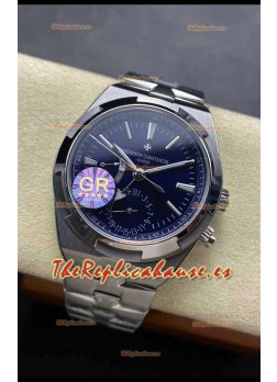 Vacheron Constantin Overseas Dual Time Acero Inoxidable  Réplica Suiza Espejo 1:1 Dial Azul