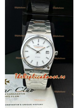 Vacheron Constantin Historiques 222 Super Clone 37MM Caja Acero Reloj en Dial Blanco 
