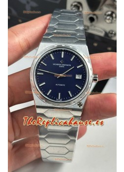 Vacheron Constantin Historiques 222 Super Clone 37MM Caja Acero Reloj en Dial Azul 